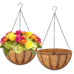 LCHUANG front view of two hanging baskets showing style and durability