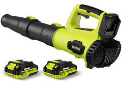 LEAPUL front view bright green showing compact cordless design and visibility benefit