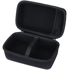 Lebakort interior lining and mesh pocket organizing cables and accessories