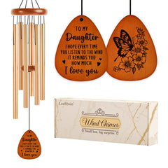Leebbsin front display showing golden tubes and wooden sail for heartfelt gifting