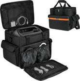 LEFOR·Z front view showing organized pockets and durable exterior for secure transport