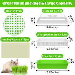 Legigo inner mesh tray close-up highlighting drainage and airflow benefit: improved germination