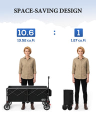 LEISURE IMPACT expanded side view demonstrating large 300L cargo capacity