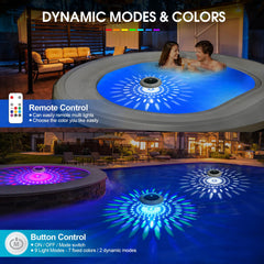 LENONE remote controller with modes for easy underwater lighting control