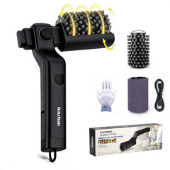 lenzhan front view showing brush head, clear control layout and ergonomic grip