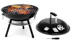 Leonyo front view portable grill showing compact tabletop convenience