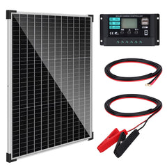 LEPITERY front panel view showing compact 50W design and durable frame benefits