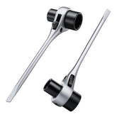 Leriton front view of two wrench bars showing compact set and storage benefit