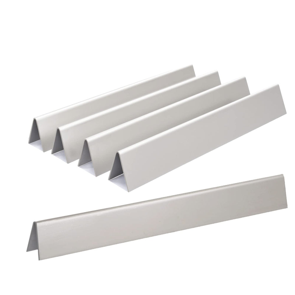 Leship front view of five 22.5" flavorizer bars showing neat replacement fit and durability