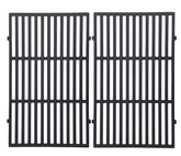 Leship front view of replacement grates showing fit and durable design for improved searing