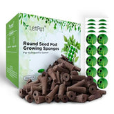 LETPOT front packaging showing 100 sponges and stickers, simplifies seed starting