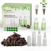 LETPOT front view of complete seed pod kit showing all included components and organization
