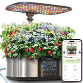 LETPOT front view showing 21 pods and compact design for space-saving growth