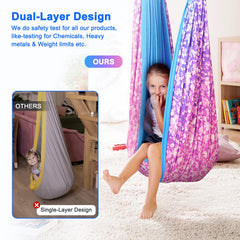 Levligle close-up of double-layer fabric highlighting breathability and strength