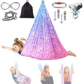 Levligle front view of hammock swing showing cozy enclosure and safe design