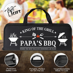 LEWARAN tongs and fork in use at grill for safe food handling
