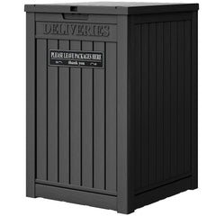LHBGO front view of delivery box showing secure curbside protection