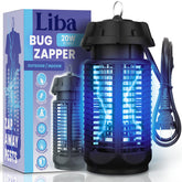 LiBa bug zapper front view showing light and durable casing for effective pest control
