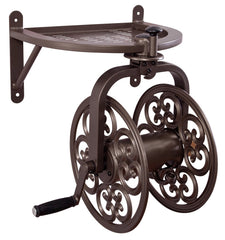 Liberty Garden front view of 710 Navigator reel showing compact bronze storage