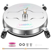 LidoDola front view showing 16.5-inch cleaner and quick-connect for fast setup