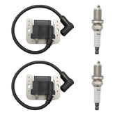 LIDSCURA front packaging showing two ignition coils and plugs, clear compatibility listing