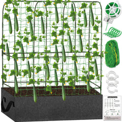 LifeisLuck trellis front view showing U-shape and space-saving benefit