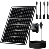 LIFEMOI solar panel front view showing compact durable design and easy mounting benefit
