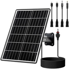 LIFEMOI solar panel front view showing compact durable design and easy mounting benefit