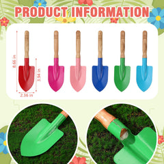 Liliful close-up of metal blade and wooden handle highlighting durability