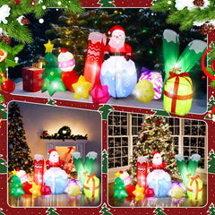 Liliful yard scene at night displays festive mood and easy curb appeal