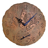 Lily's Home front view hanging clock showing readable dial and decorative style benefit