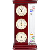 Lily's Home front view showing full weather station and elegant gold finish for stylish décor