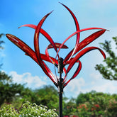 LimeHill front view of crimson magnolia spinner showing vibrant petals and motion benefit