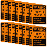 Lineshading front view of sign pack showing bold message and color visibility