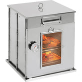 Lineslife front view of camping oven showing stable design and portability