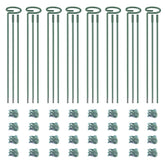 LINGHUI assembled kit front view showing stakes and clips for tidy support