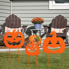 Lingvee three pumpkins side-by-side showing the different sizes