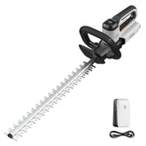 LiTHELi hedge trimmer front angle showing compact lightweight design and easy handling