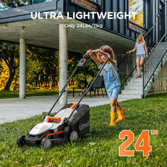 LiTHELi 4.0Ah battery installed showing cordless power and quick swap advantage