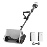 LiTHELi front view snow shovel showing compact clearing head and portability