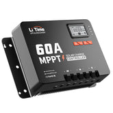 LiTime controller front panel showing ports and indicators for easy setup