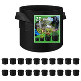 LITLANDSTAR front view of 10 gallon grow bag showing size and shape benefit