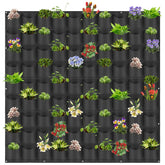 LITLANDSTAR front view of 90-pocket wall planter showing full layout and pockets benefit