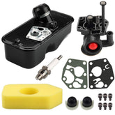 LIYYOO carburetor front view showing ports and mounting for reliable fuel delivery