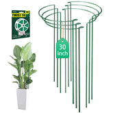 LKSSZS front view of 6-pack supports showing assembled stakes and box, durable garden support