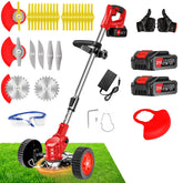 LKTOLS front view of weed wacker showing compact design and portability