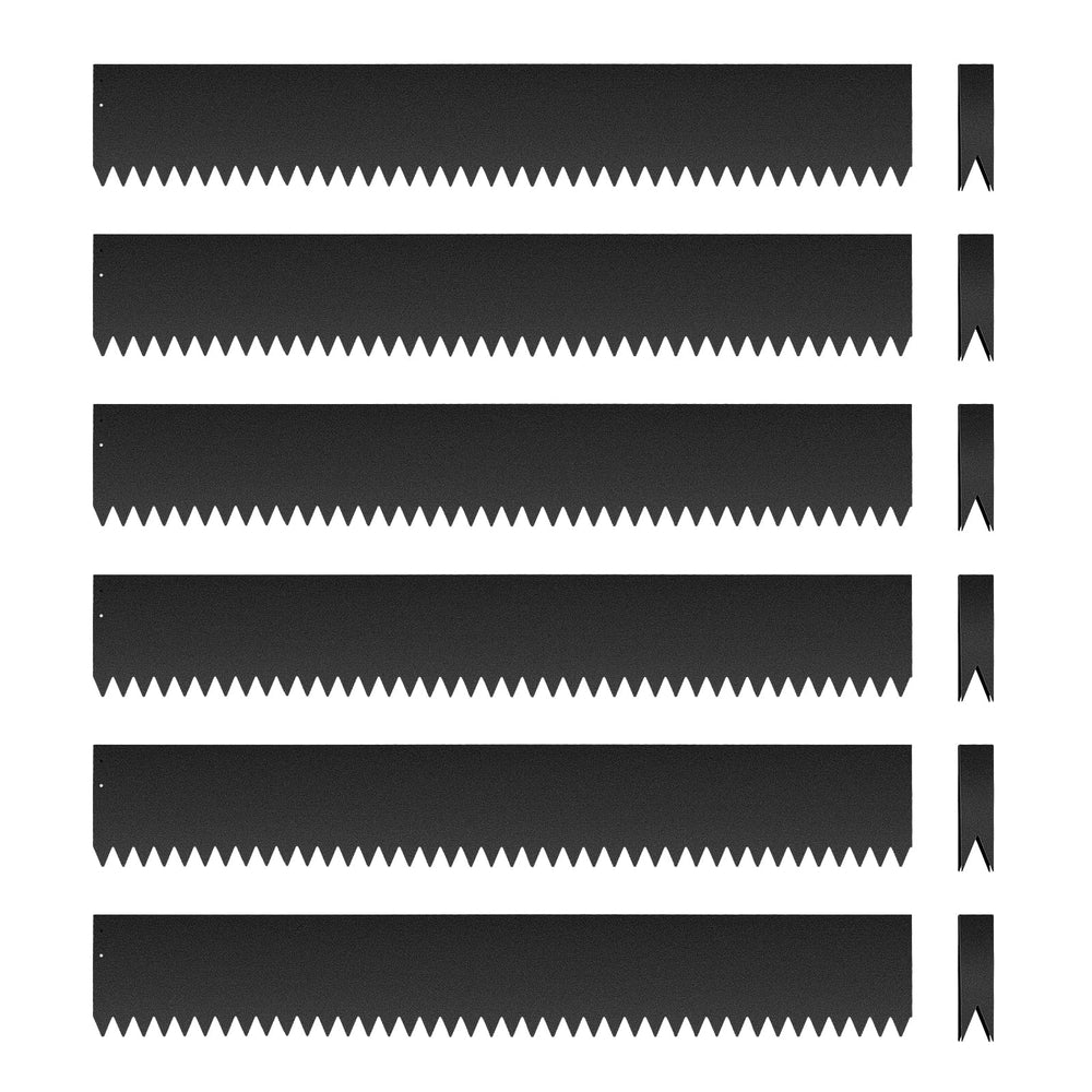 LMYYGOO front view of boxed edging kit showing components and benefit of complete set
