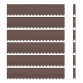 LMYYGOO front view of six-panel galvanized edging kit showing full set benefit