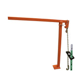LOADSECRTOOL front view of T post puller showing bar and chain for quick removal