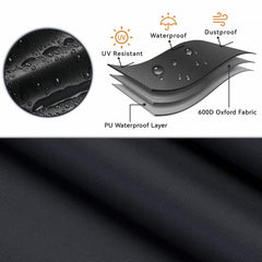 Loenel close-up of 600D fabric texture, durable abrasion resistance